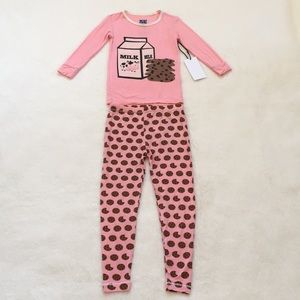 Kickee Pants Cookie Milk Pajama Set 